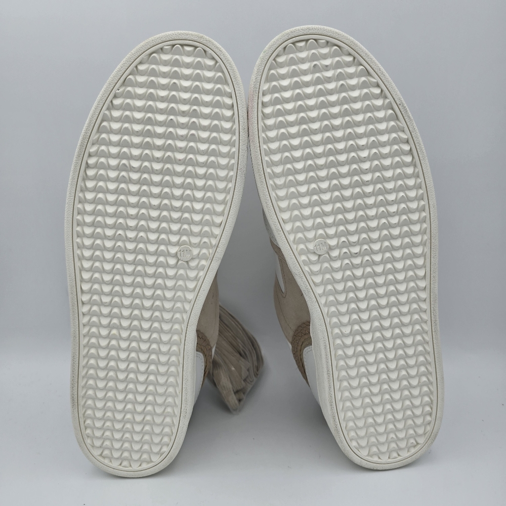 NWOT Lucky Brand Halinna Lace-Up Sneakers, White/Tan, Women's 11M - Picture 15 of 16